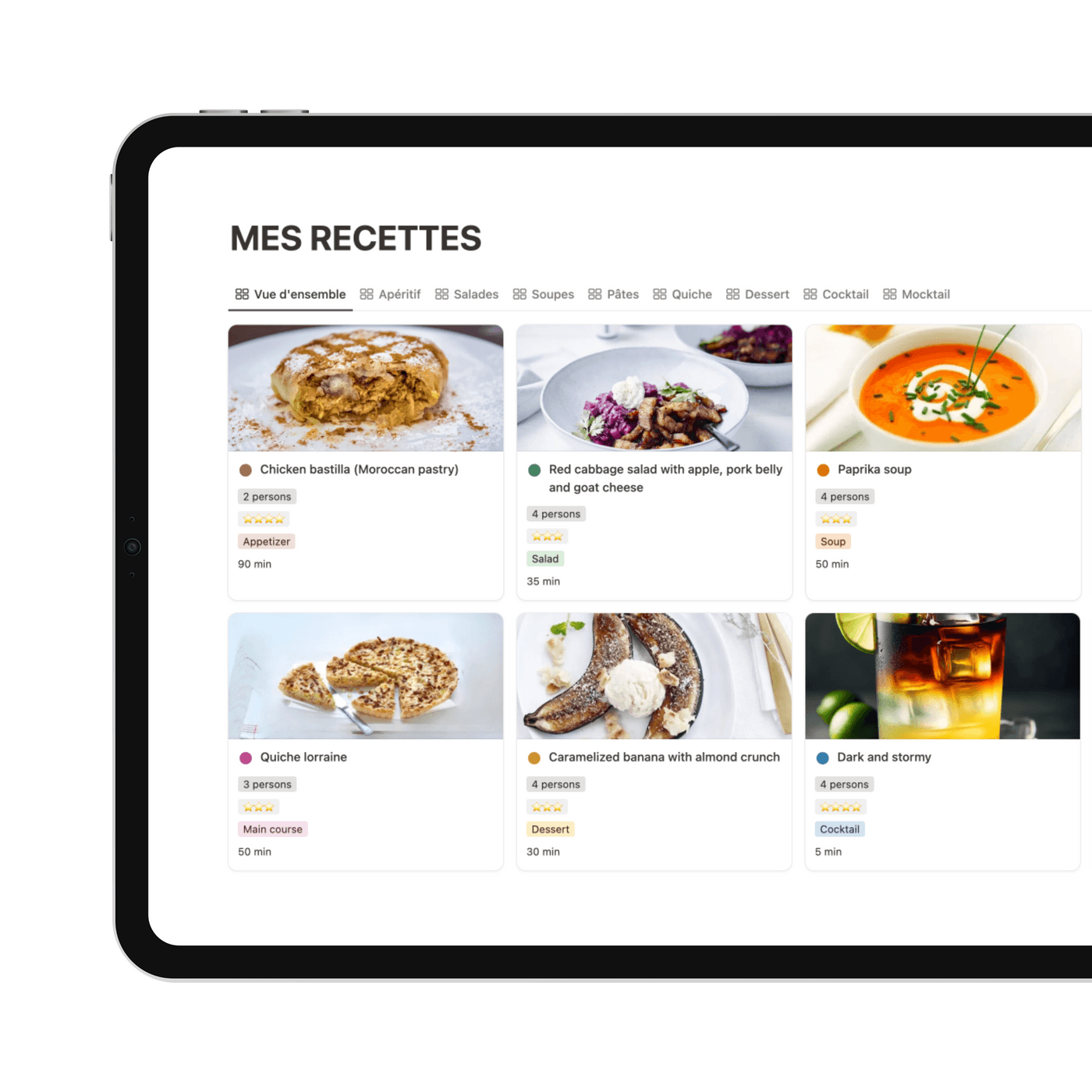 Recettes